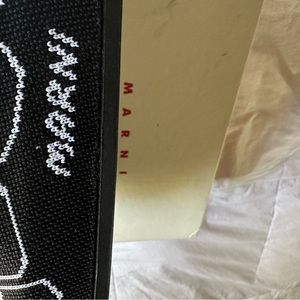 Canvas buckle-print double-strap slides